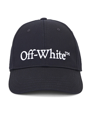 OFF-WHITE Drill Logo Baseball Cap in Black & White - Black. Size L (also in M).