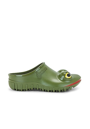 JW Anderson x Wellipets Frog Loafer in Green - Green. Size 41 (also in 42, 43, 44).