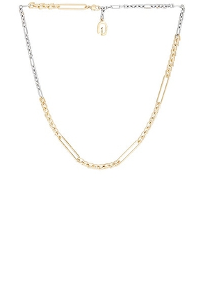 Givenchy G Link Mixed Necklace in Golden & Silvery - Metallic Gold. Size all.