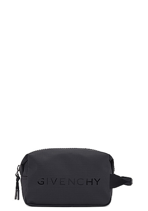 Givenchy G-Zip Toilet Pouch in Black - Black. Size all.