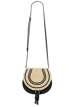 Chloe Marcie Small Saddle Bag in Hot Sand - Beige. Size all.