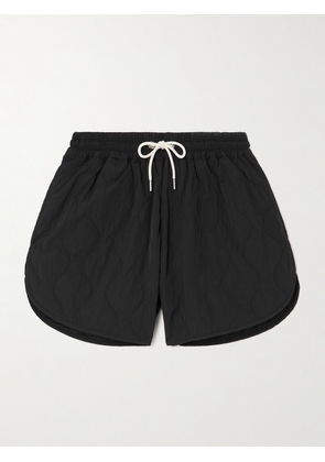 Varley - Connell Quilted Shell Shorts - Black - x small,small,medium,large,x large