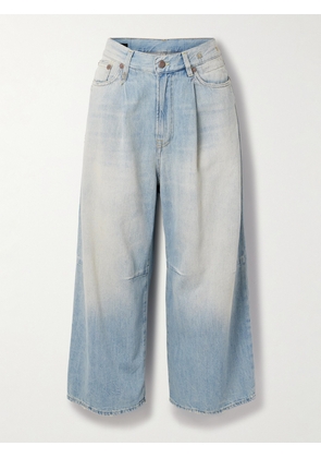 R13 - Cropped Low-rise Wide-leg Jeans - Blue - 24,25,26,27,28,29,30,31