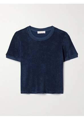 Suzie Kondi - Capri Cotton-blend Terry T-shirt - Blue - x small,small,medium,large