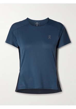 ON - Performance-t Stretch-mesh T-shirt - Blue - x small,small,medium,large,x large