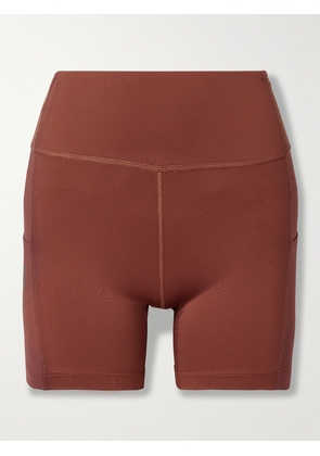 ON - Performance Mesh-trimmed Stretch Recycled Shorts - Red - x small,small,medium,large,x large