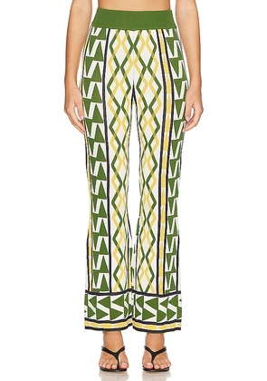 MISA Los Angeles Rialta Pants in Green. Size M, S, XL, XS.