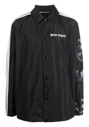 Palm Angels skull-print shirt jacket - Black