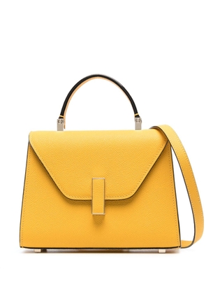 Valextra small leather tote bag - Yellow