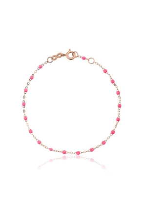 Gigi Clozeau 18kt rose gold Classic Gigi Madone baby pink bracelet