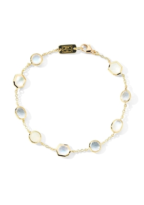 IPPOLITA 18kt yellow gold Rock Candy Flirt moonstone and crystal bracelet