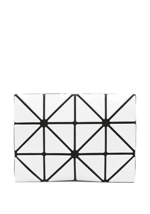 Bao Bao Issey Miyake high-shine geometric-design cardholder - White