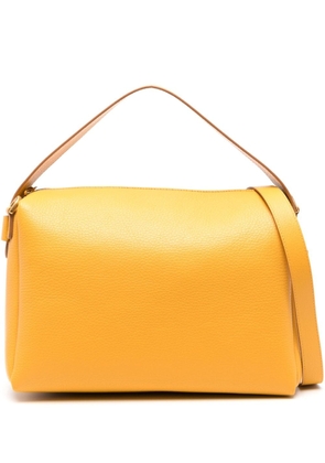 Hogan maxi H Plexi leather tote bag - Yellow