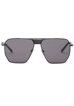 Karl Lagerfeld Karl Logo aviator sunglasses - Grey