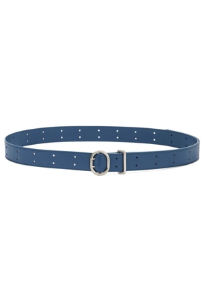 Jil Sander Cannolo leather belt - Blue