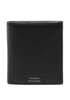 Tommy Hilfiger tri-fold leather wallet - Black