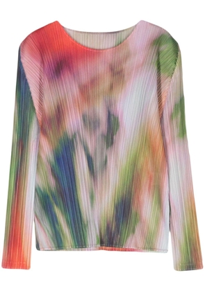 Pleats Please Issey Miyake Turnip & Spinach top - Pink