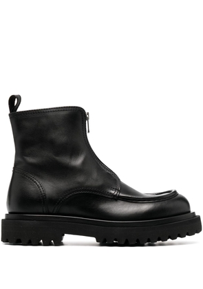 Officine Creative Wisal leather zip-up boots - Black