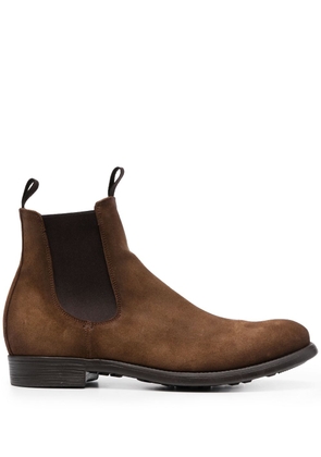 Officine Creative Chronicle leather chelsea boots - Brown