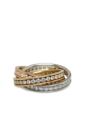 Cartier 2000-2023 18kt gold Trinity diamond ring