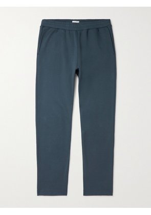 Sunspel - Tapered Sea Island Cotton-Jersey Sweatpants - Men - Blue - S