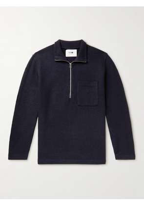 NN07 - Anders Merino Wool Half-Zip Sweater - Men - Black - S