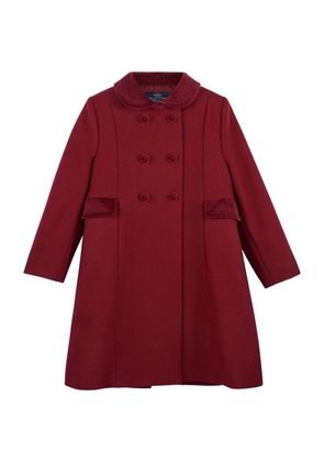 Trotters Wool Double-Breasted Coat (6-11 Years)