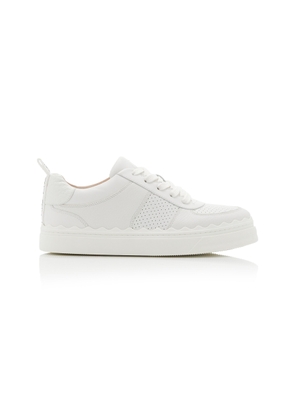 Chloé - Lauren Leather Sneakers - White - IT 38 - Moda Operandi