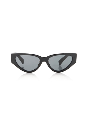 Miu Miu - Cat-Eye Acetate Sunglasses - Black - OS - Moda Operandi