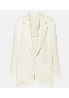 The Row Enza oversized linen blazer