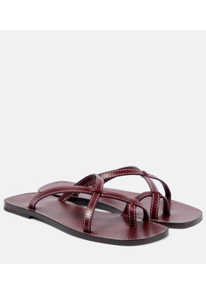 The Row Link leather sandals