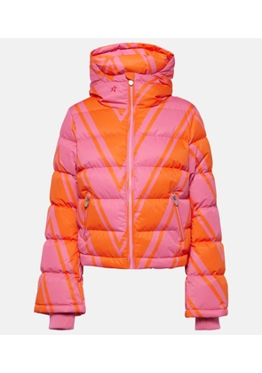 Perfect Moment Polar Flare printed down jacket