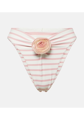 Same Rose floral-appliqué bikini bottoms