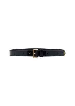 Prada - Patent Leather Belt - Black - 80 cm - Moda Operandi