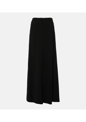Dries Van Noten Wool-blend maxi skirt