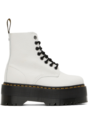 Dr. Martens White 1460 Pascal Max Boots