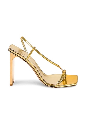 Arielle Baron Narcissus 95 Heel in Gold Metallic - Metallic Gold. Size 36 (also in 37.5).