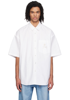 MASTERMIND WORLD White Embroidered Shirt