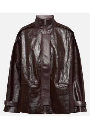 Jacques Wei Faux leather jacket