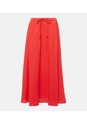 Velvet Bailey linen maxi skirt