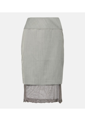 Jacques Wei Midi skirt