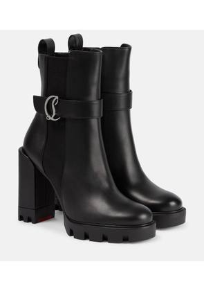 Christian Louboutin CL Chelsea Lug leather ankle boots