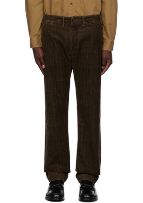 RRL Brown Five-Pocket Trousers