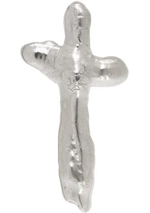 Serapis Silver Ocean Cross 2 Single Earring