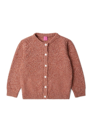 Cashmere In Love Kids Cashmere-Cotton Chester Cardigan (12-36 Months)