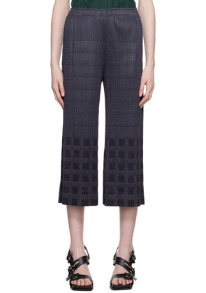 PLEATS PLEASE ISSEY MIYAKE Gray Pace Trousers