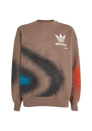 Adidas X Song For The Mute Spray Print Sweater
