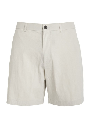 Theory Linen-Blend Shorts