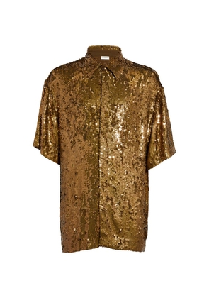Dries Van Noten Embellished Sequin Shirt