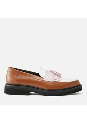 Vinny's Men's Richee Tri-Tone Leather Tassel Loafers - UK 7
